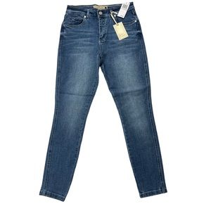 Indigo Saints Womens High Rise Skinny jeans Jeans medium Wash  27 NWT
